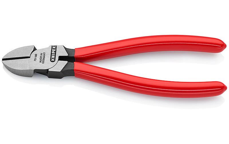 Knipex Seitenschneider 160 mm verchromt mit Mehrkomponenten-Hüllen