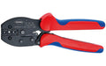 Knipex PreciForce Crimpzange 220 mm brüniert mit Mehrkomponenten-Hüllen