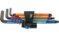 Wera Winkelschlüsselsatz BlackLaser 950/9 Hex-Plus Multicolour HF 1