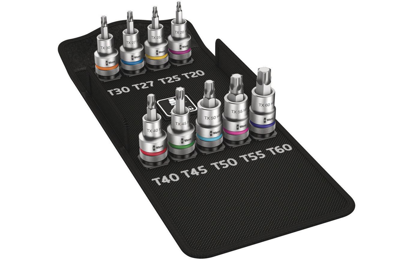 Wera Zyklop Bitnuss-Satz TORX 8767 C TORX HF 1 mit Haltefunktion