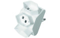 STEFFEN Abzweigstecker 3x T23 weiss