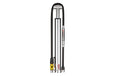 Lezyne Micro Floor Drive HVG ABS Silver Farbe: schwarz, aus Stahl, mit Manometer