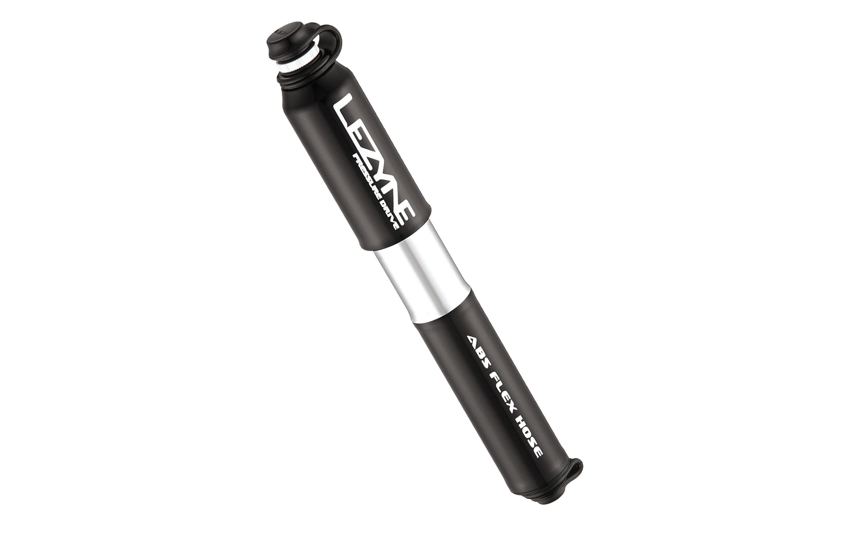 Lezyne Pressure Drive ABS M Black Farbe: schwarz, aus Stahl, mit Manometer