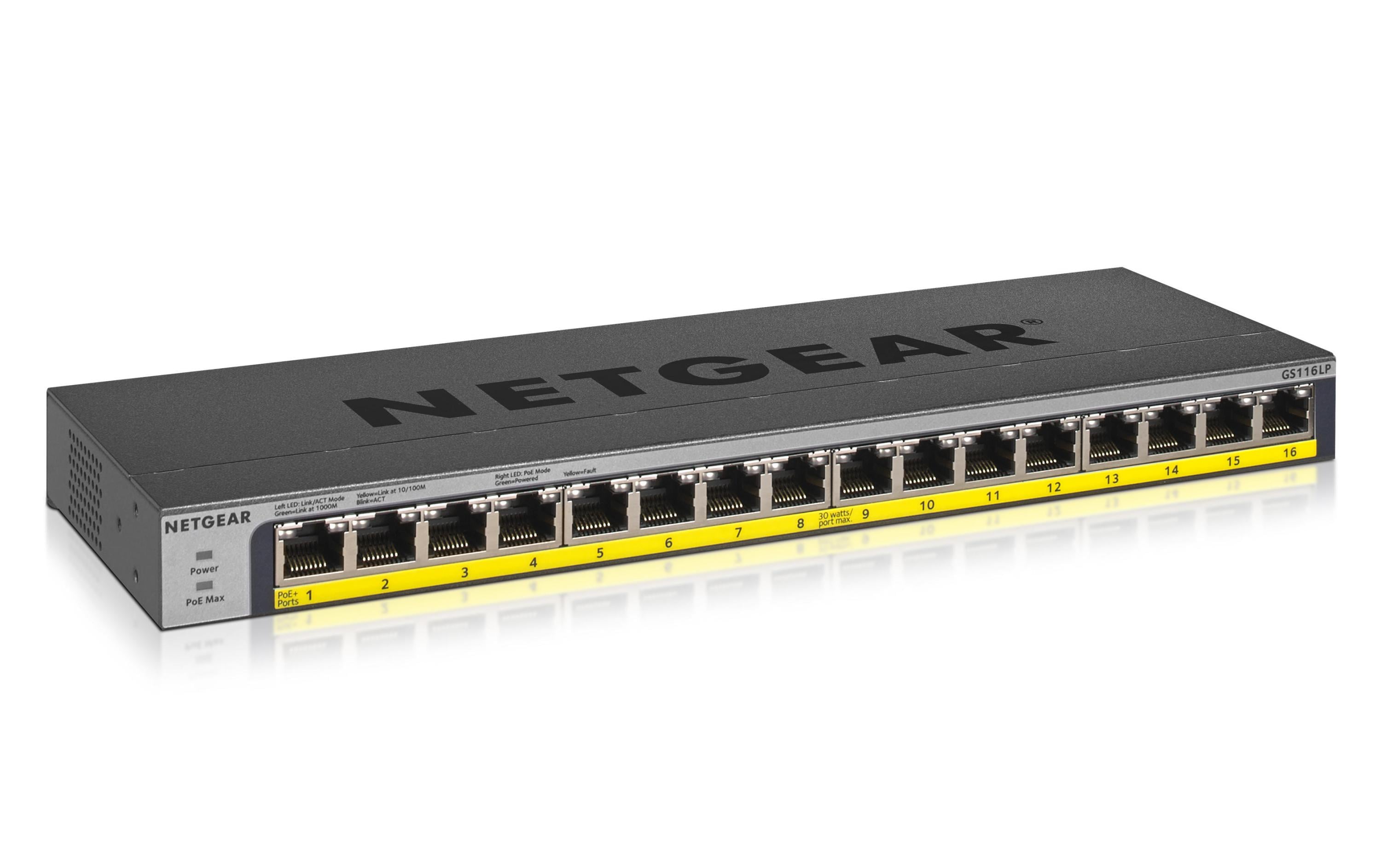 Netgear GS116LP: 16 Port Smart Switch