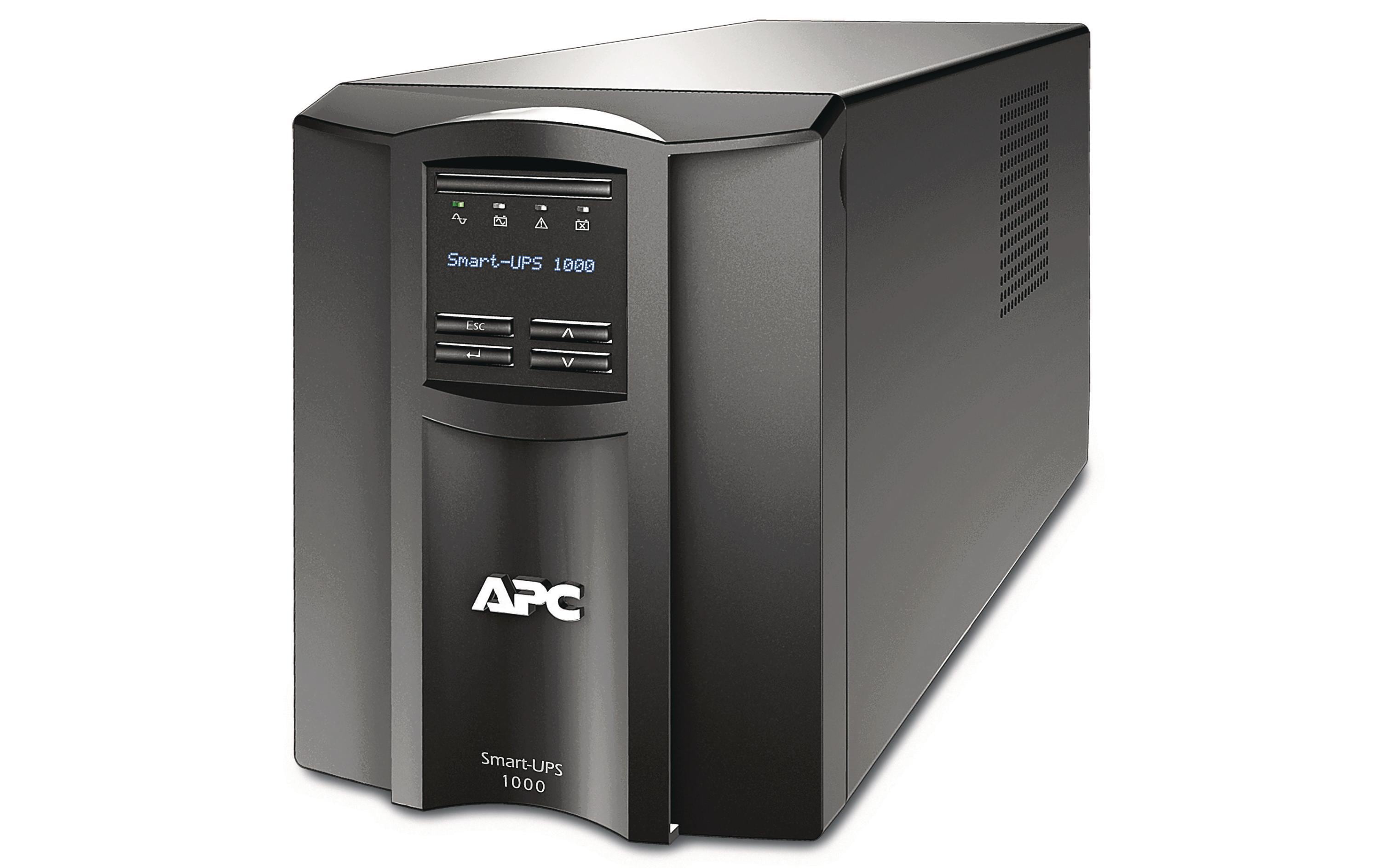 APC USV SMT1000IC, 1000VA/670W, LCD, Tower, Line-Interactive