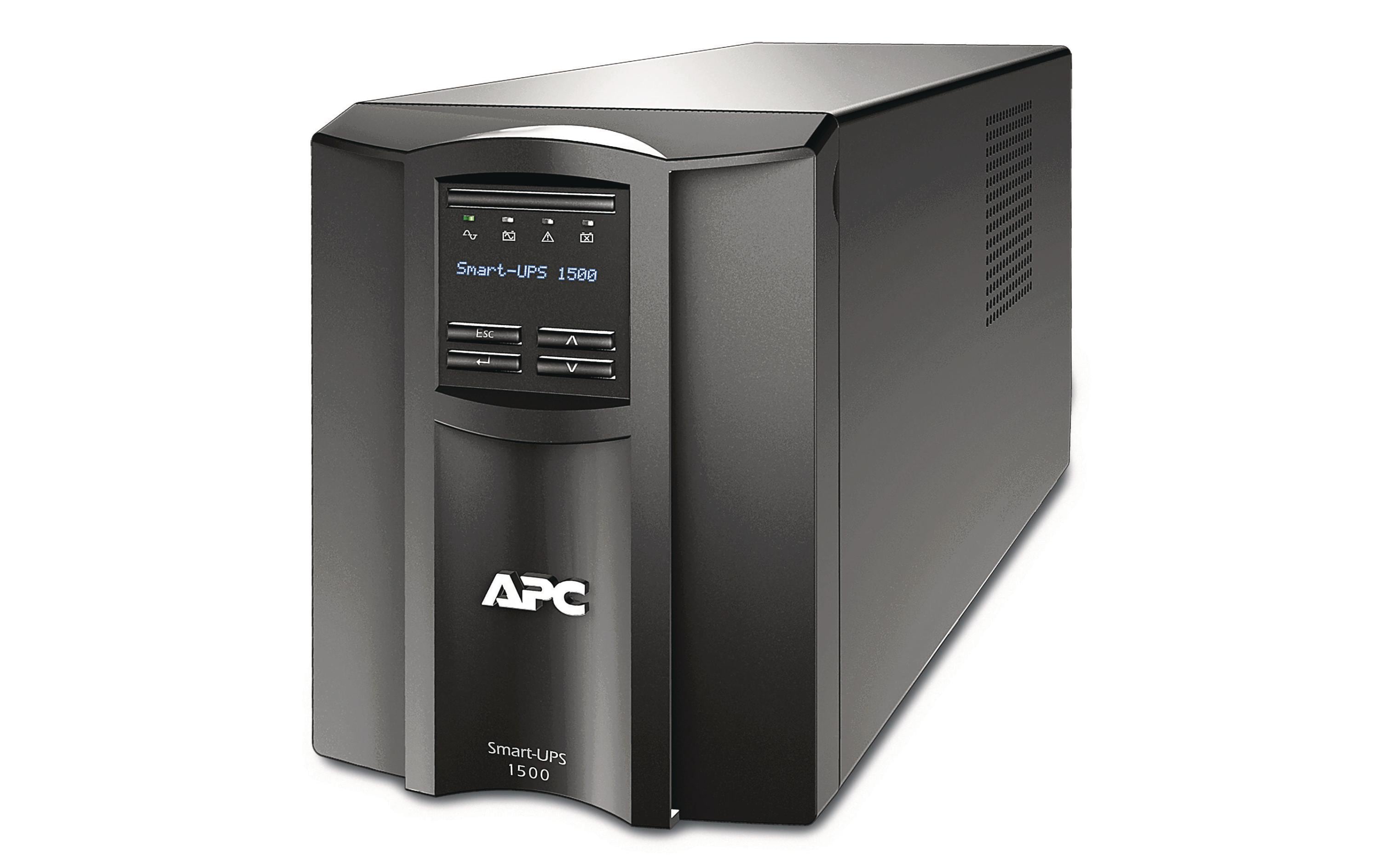 APC USV SMT1500IC, 1500VA/980W, LCD, Tower, Line-interaktiv