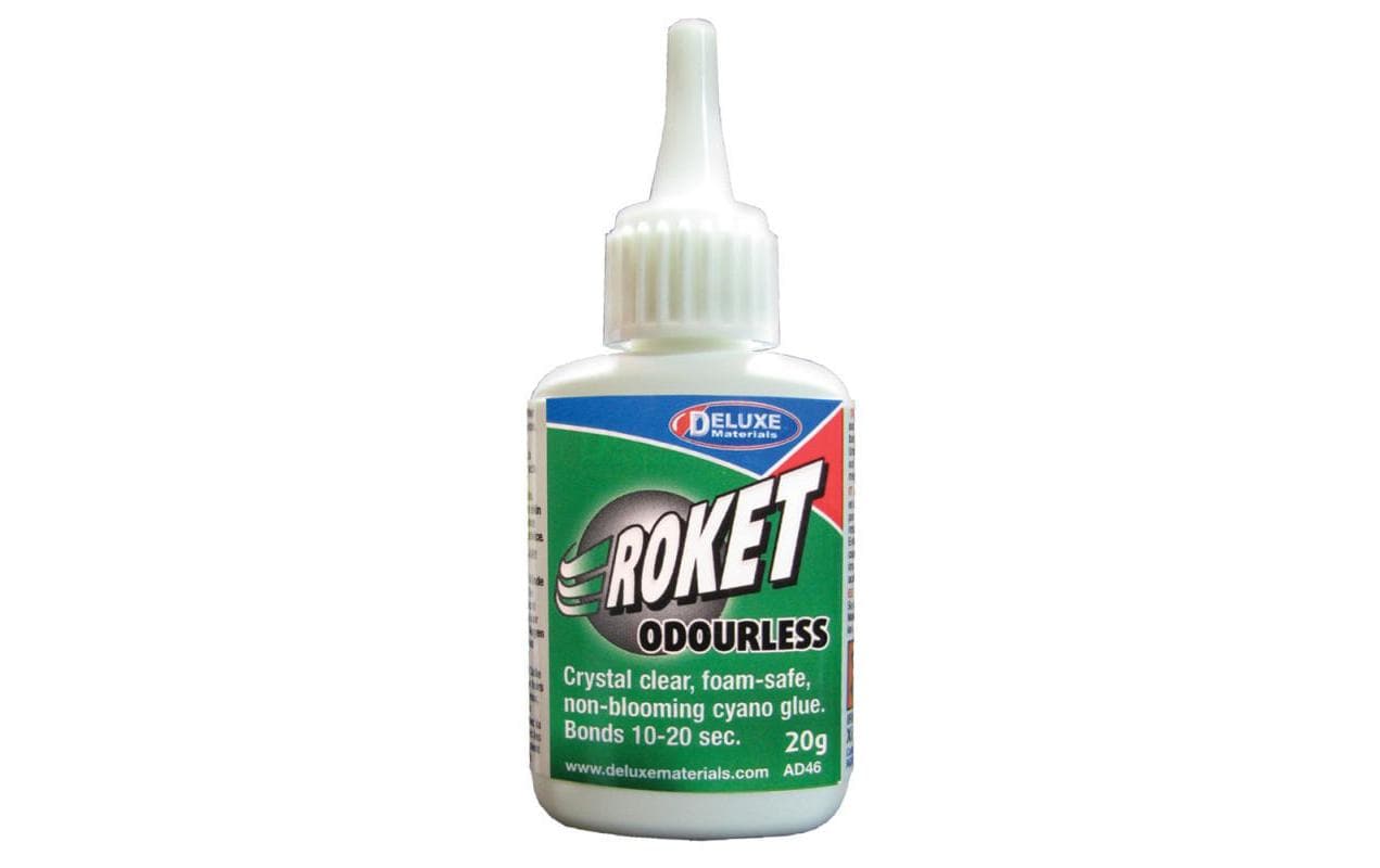 Deluxe Materials Roket Odourless CA 20g 20g Styropor