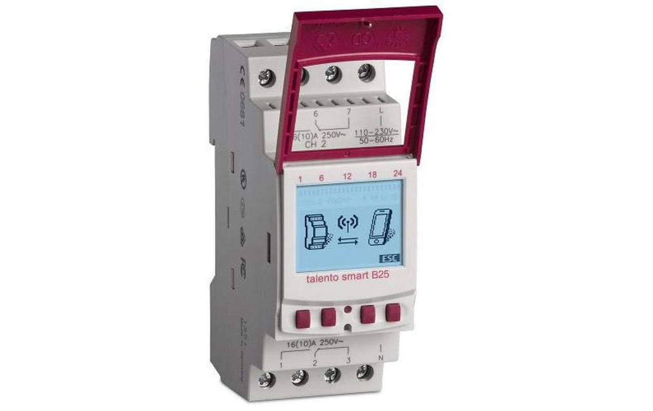 Grässlin talento smart B25 REG-Schaltuhr, 2-Kanal, Bluetooth