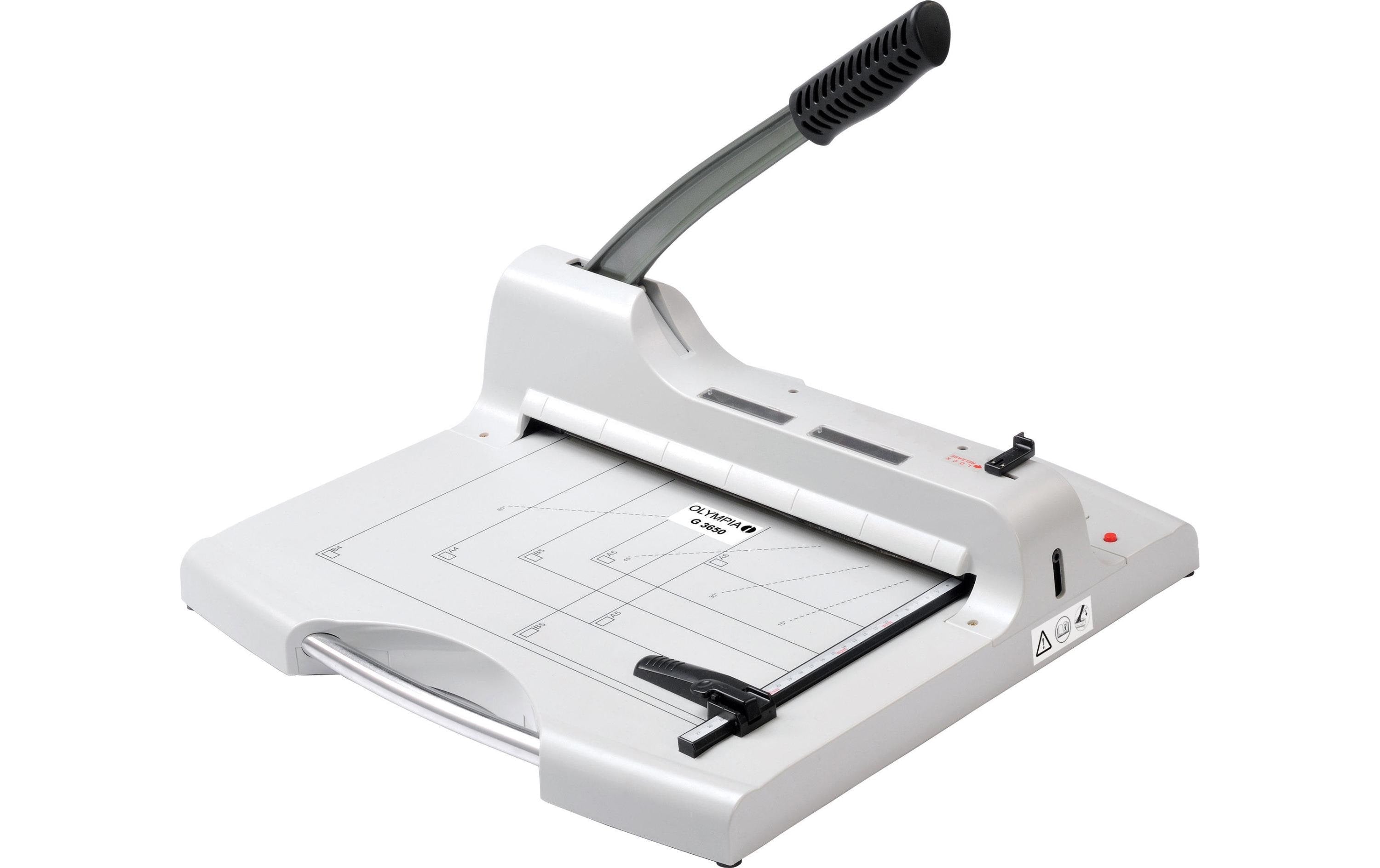 Olympia Schneidemaschine G 3650 Hebelschneider A4, bis zu 50 Blatt,