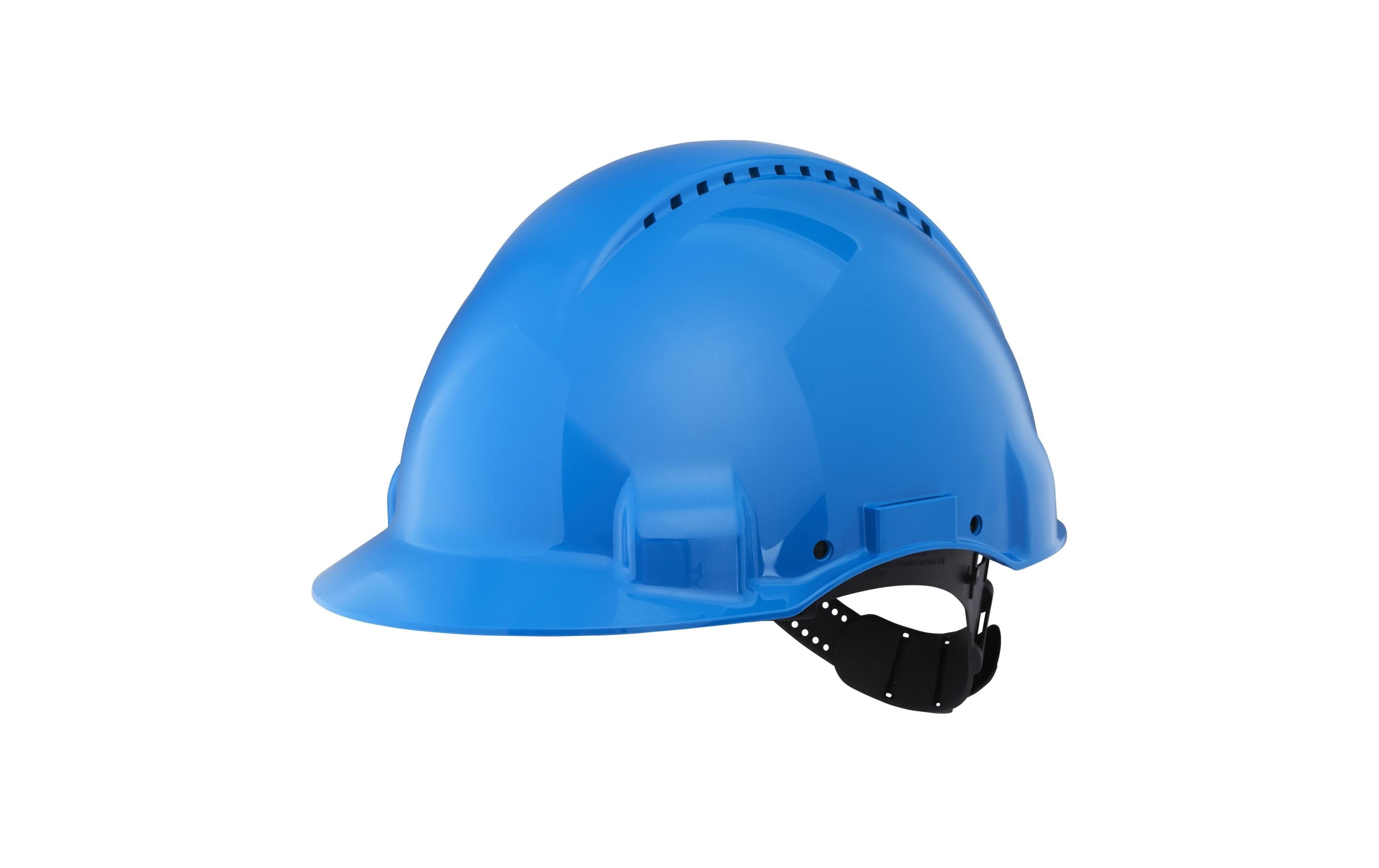 3M Schutzhelm, blau mit Kunststoffband