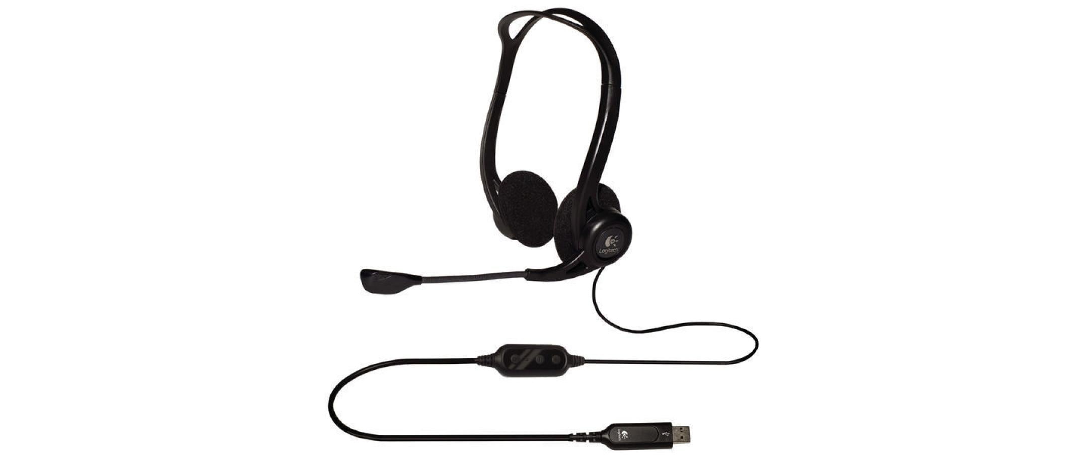 Logitech Stereo Headset PC 960 OEM Mikrofon, USB, schwarz