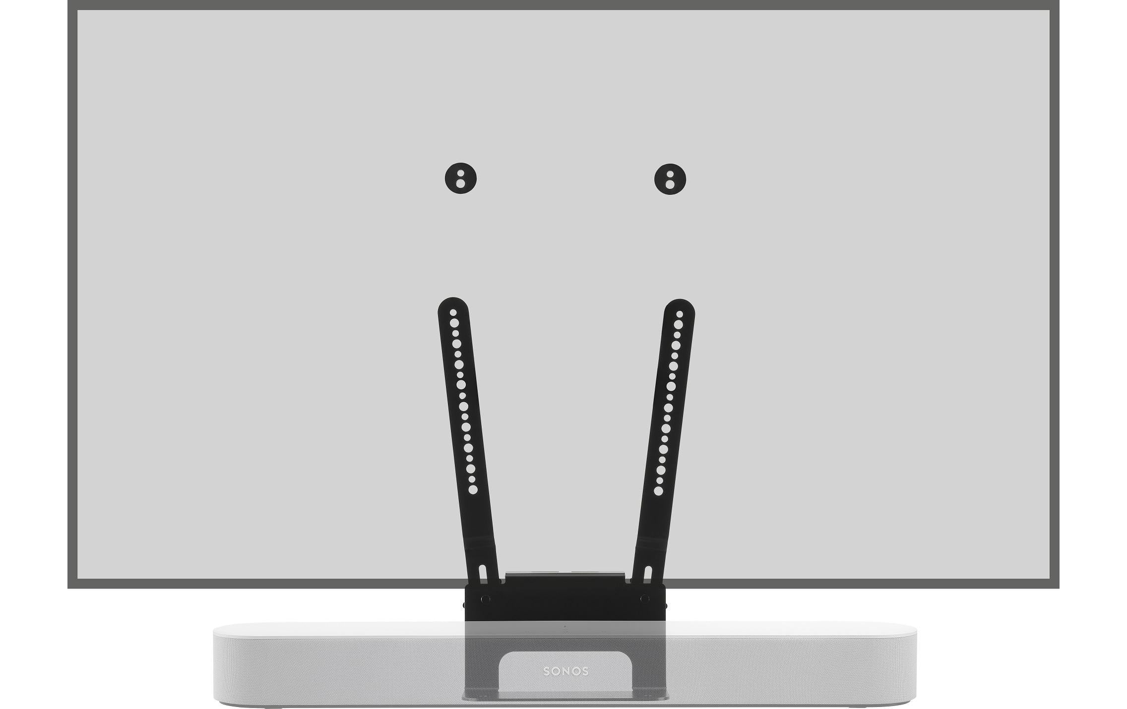 Flexson Wallmount Adapter für Sonos Beam Vesa kompatibel bis 400x400