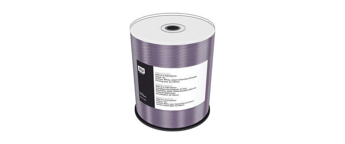 MediaRange DVD+R 4.7GB, 100er Spindel 16-fach, bedruckbar