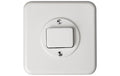 Mica Schalter S6, UP, weiss Komplettset mit Rahmen