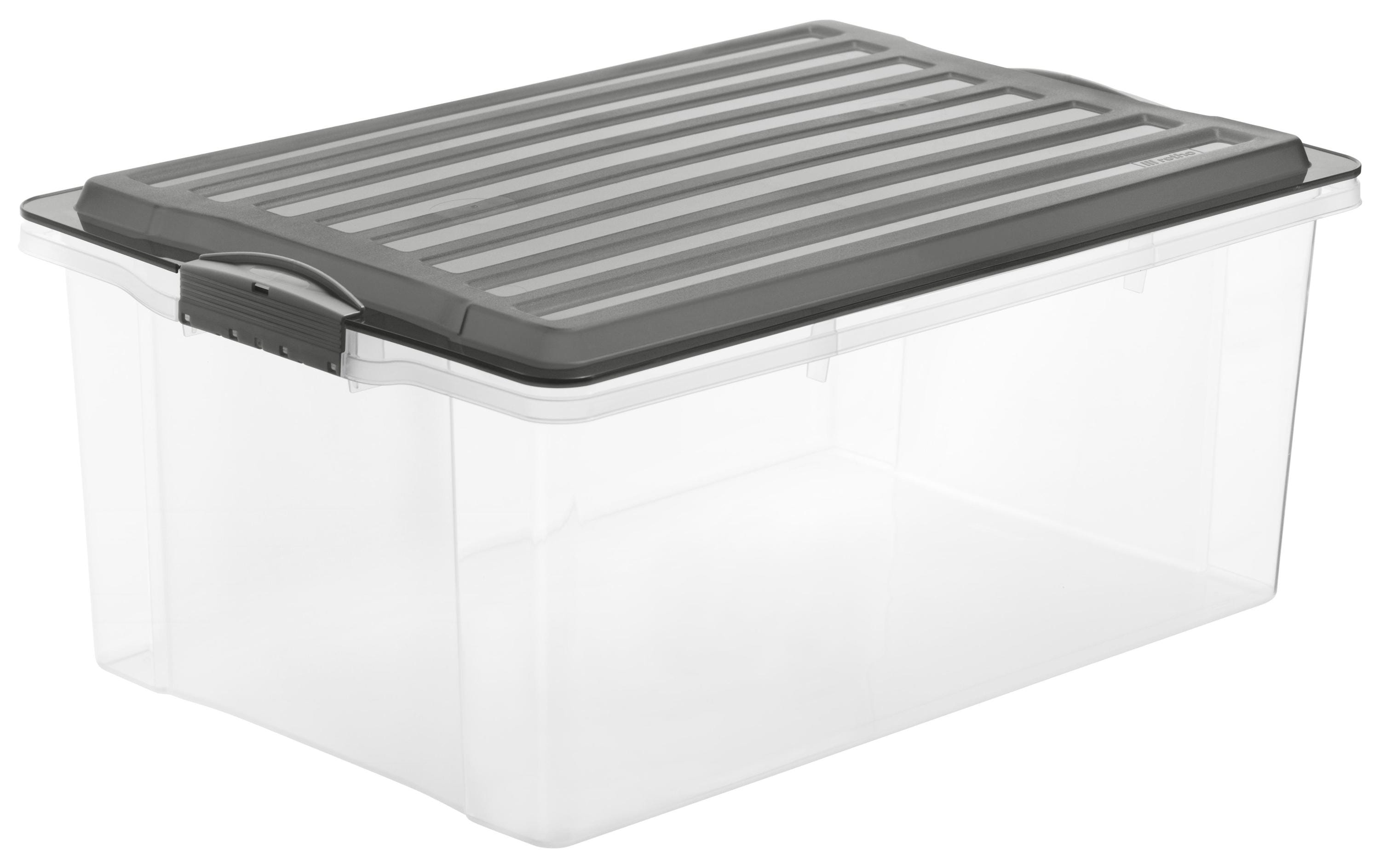 Rotho Stapelbox A3 38 l COMPACT Anthrazit, APPMYBOX Storage