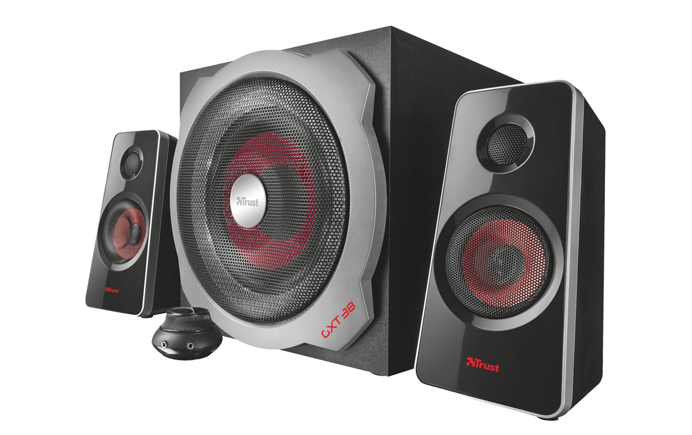Trust GTX 38 2.1 Ultimate Bass Speaker Set für PS3, Xbox 360, Wii, PC