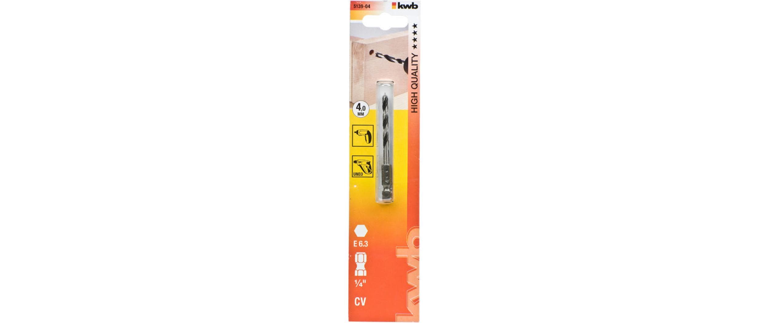 kwb Holzbohrer 1/4" 4mm