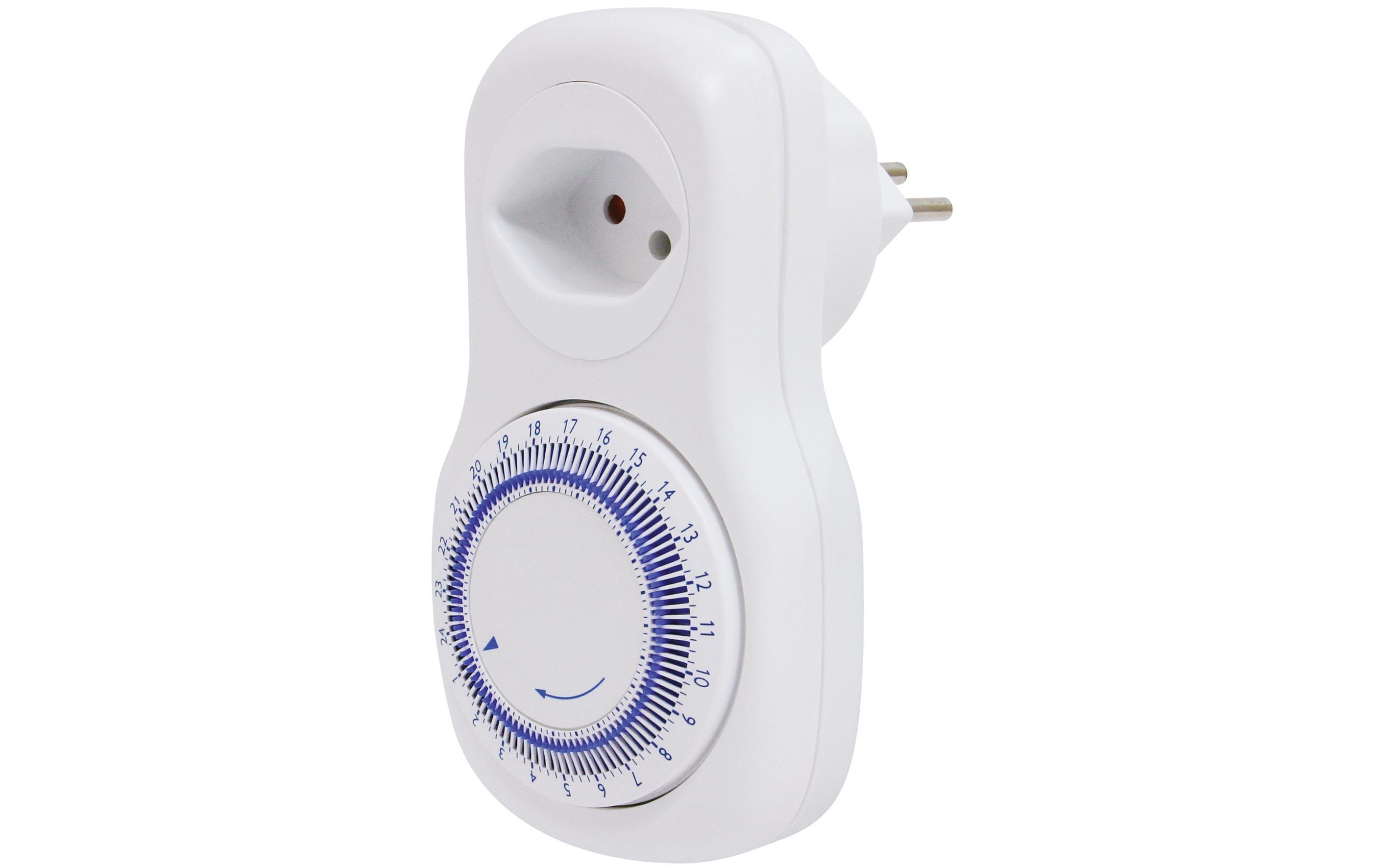 Timer Mechanisch IP20, 24h Zyklus weiss, T12/T13 Schaltmögl. 15min
