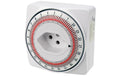 Timer Mechanisch IP20, 24h Zyklus weiss, T12/T13 Schaltmögl. 15min