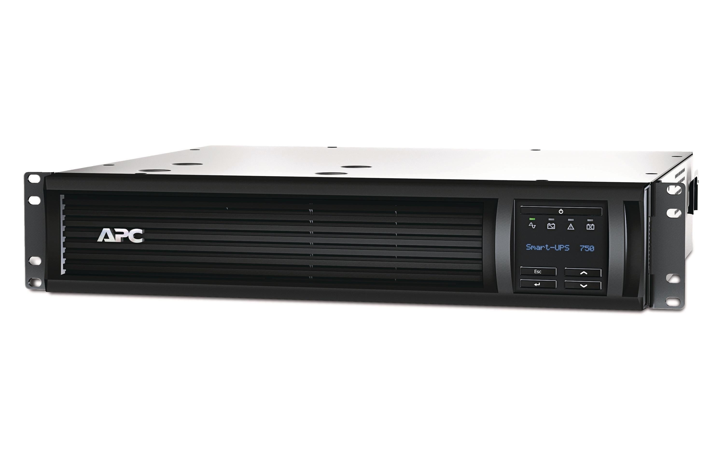 APC USV SMT750RMI2UC, 750VA/500W 2HE Rack, Line-Interactive