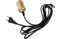 Kabelleuchte CLASSICAL 3.5M E27 Gold Textilkabel Indoor, 350cm x 8cm