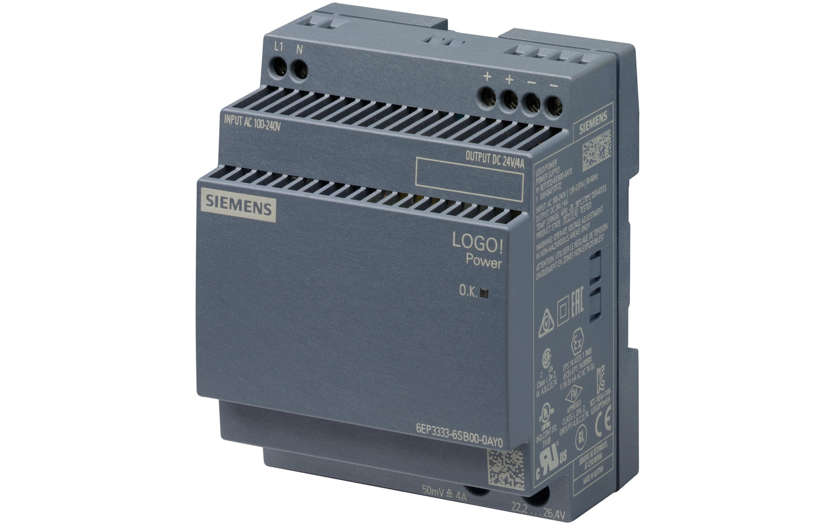 Siemens LOGO! Stromversorgung 24/4 24V DC, 4A
