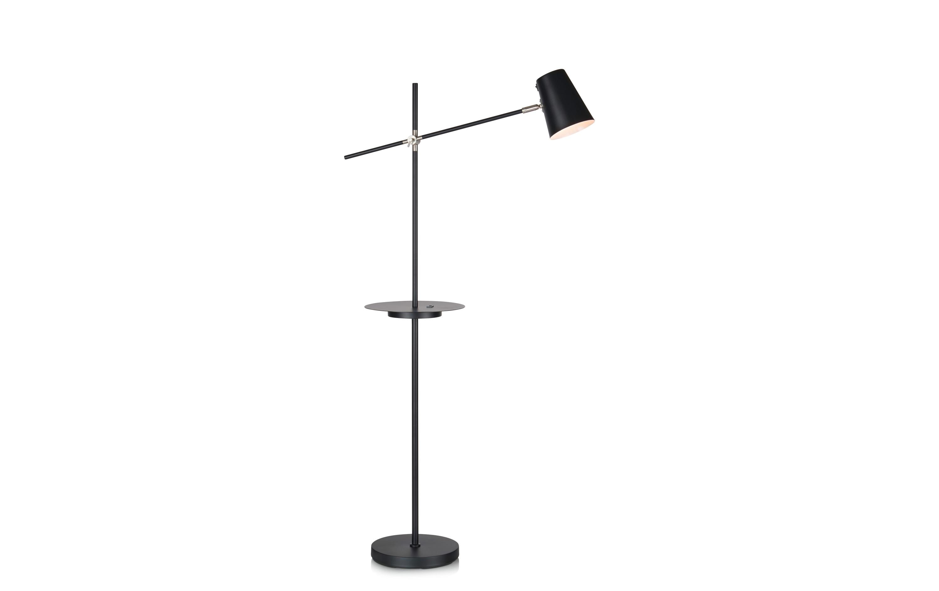 MARKSLOIJD Linear 1L Leseleuchte Schwarz 107307, exkl. 1x E14 40W, Ein/Aus-Schalter