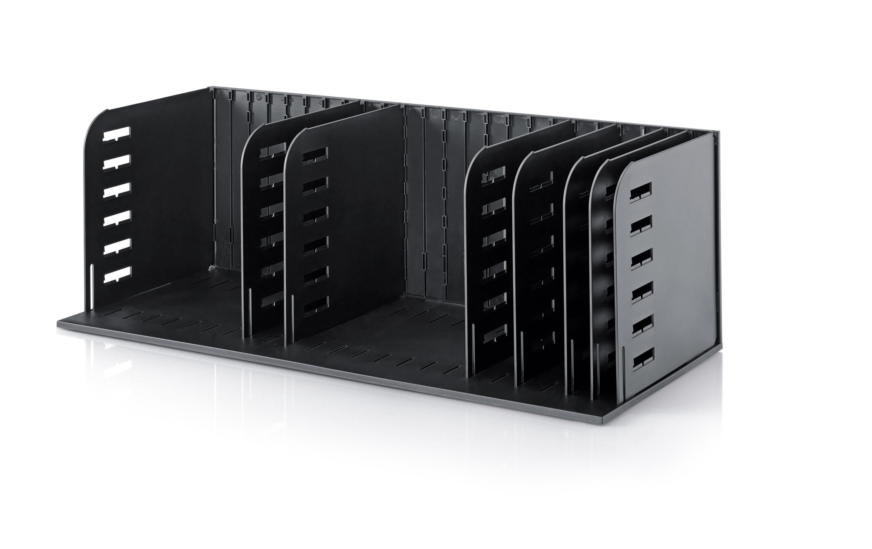 Styrorac Grundversion mit 8 Trennwänden schwarz,schwarz