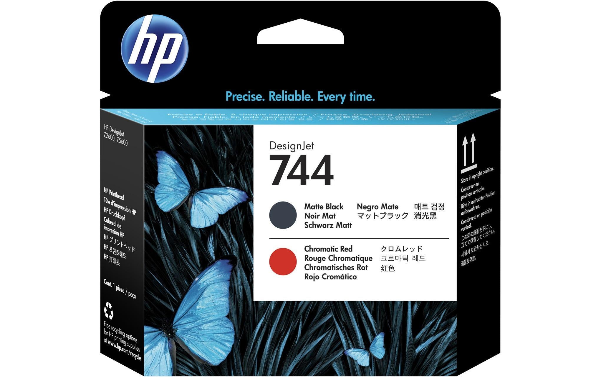 HP Druckkopf Nr. 744 MattBlack/Red (F9J88A)