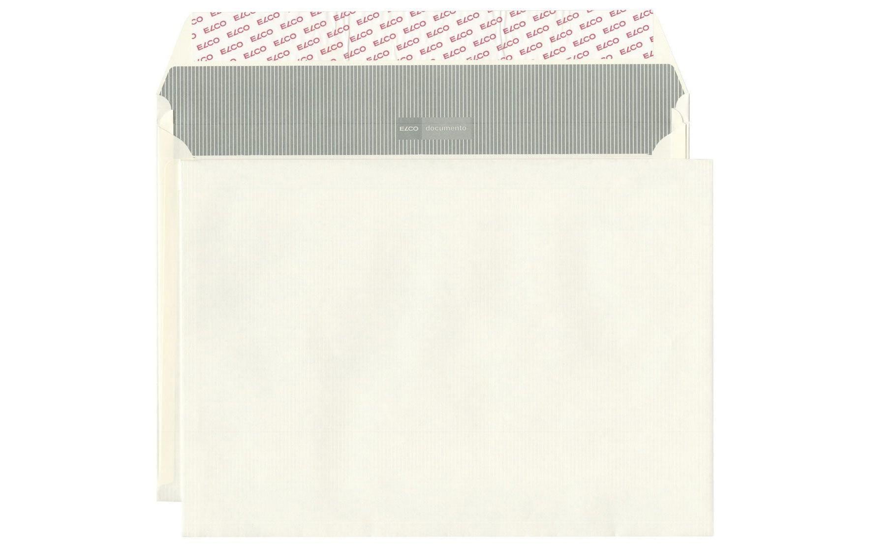 Elco documento Couvert B4 mit Seitenfalz Schachtel à 200 Stk., ohne Fenster, Beige