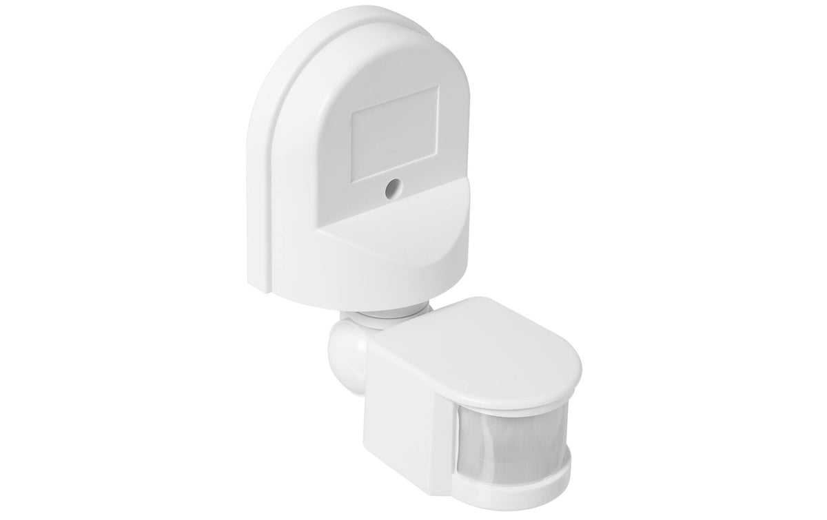 STEFFEN Bewegungsmelder IR Flex 180° weiss 2-12m, 10Sek-7min, <10-2000lx, 1200W, IP44
