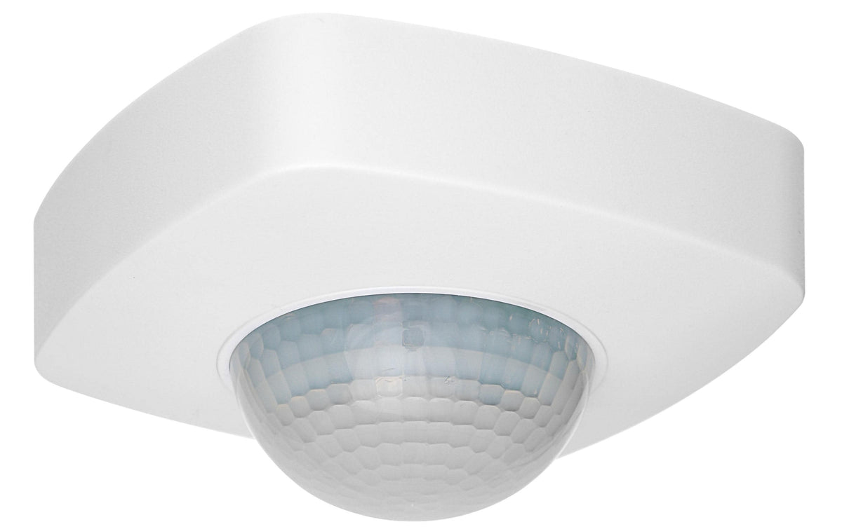 STEFFEN Bewegungsmelder IR Quad 360° weiss 2-16m, 10Sek-10min, <10-2000lx, 2000W, IP44