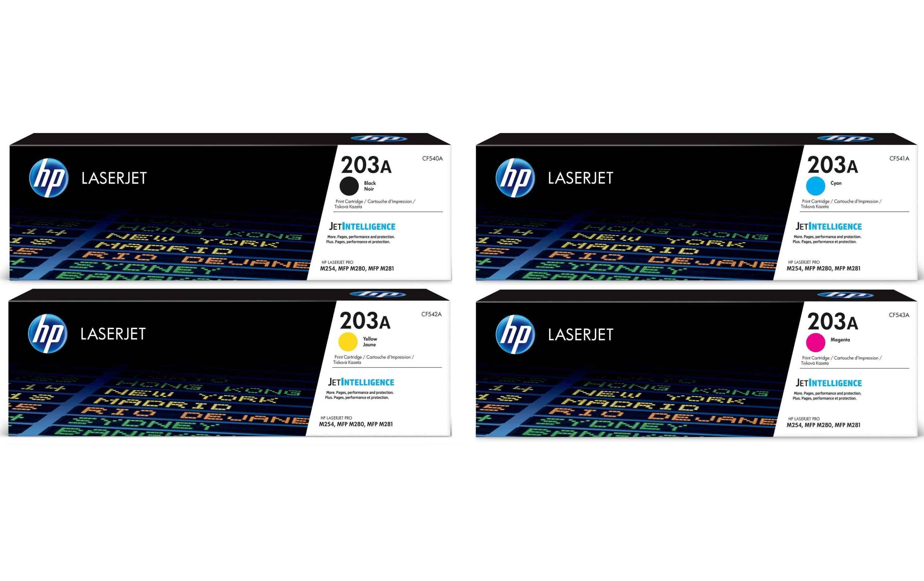 HP Rainbow Kit CF540A-CF543A je 1x CF540A, CF541A, CF542A, CF543A