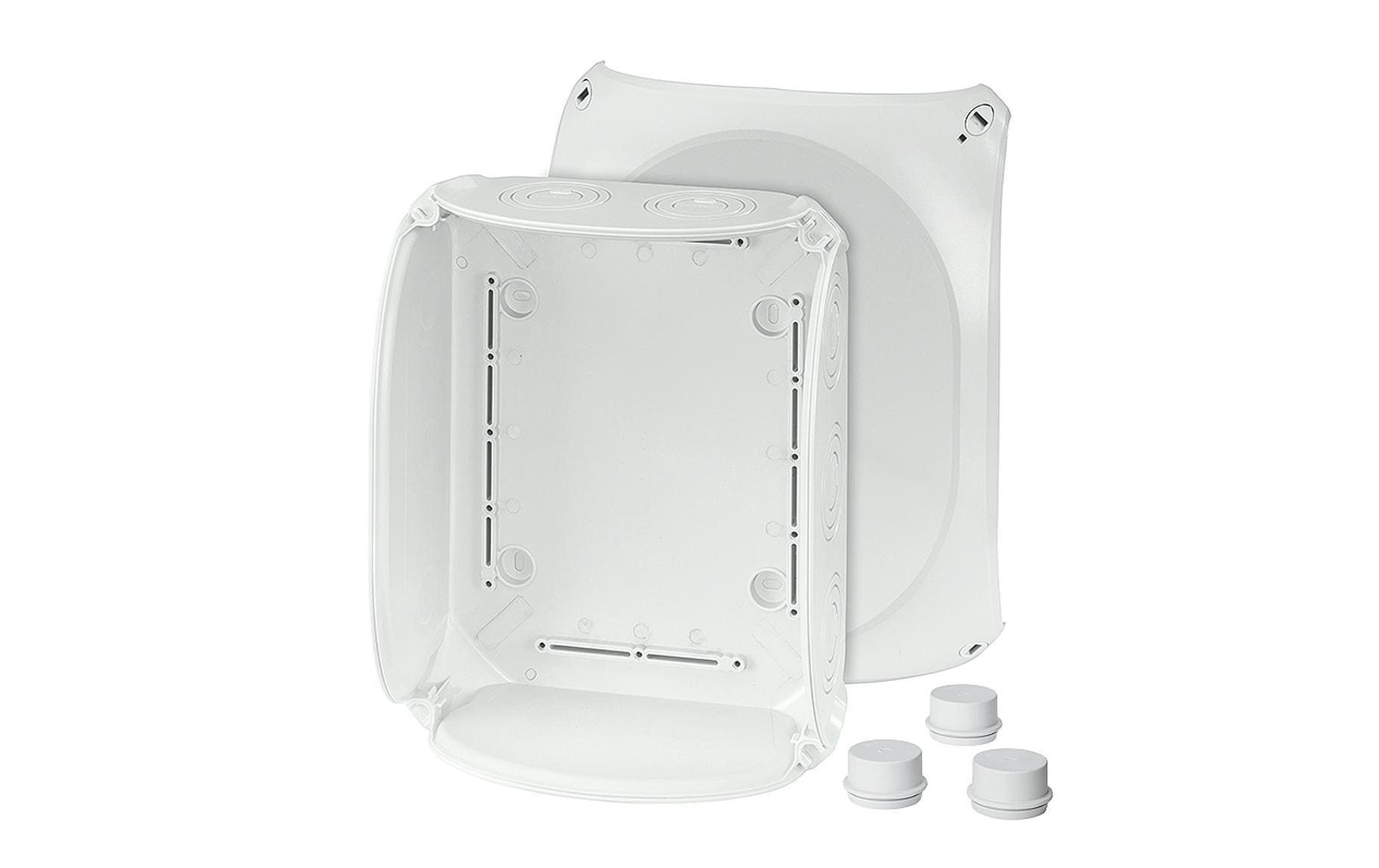 Hensel AP-Abzweigdose IP66 255x205mm, 10 Einführungen, grau