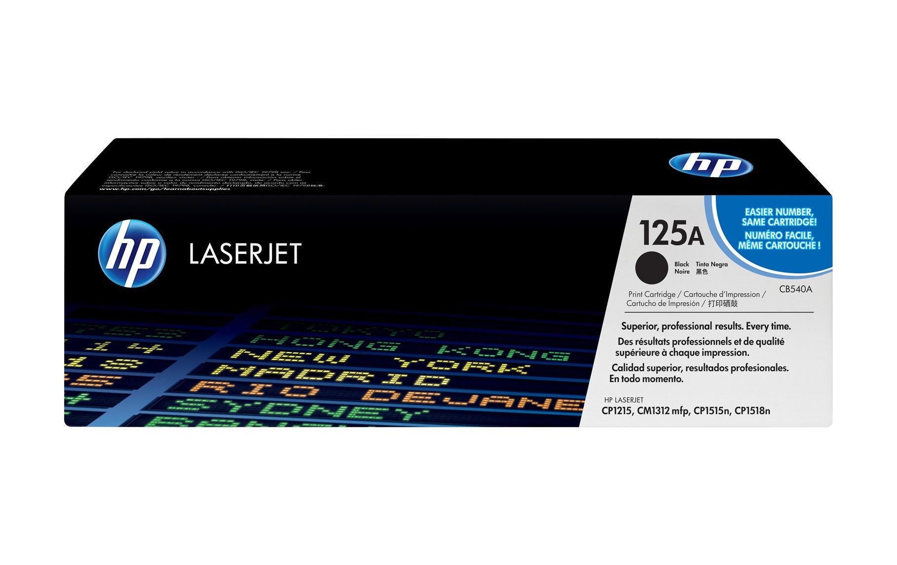 HP Toner 125A - Black (CB540A) Seitenkapazität ~ 2'200 Seiten