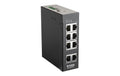 D-Link DIS-100E-8W 8-Port Unmanaged Layer2 Fast Ethernet Industrial Switch