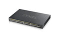 ZyXEL GS1920-48HPv2, Web-Managed, Gigabit 48x 10/100/1000 PoE, 4x Combo für SFP