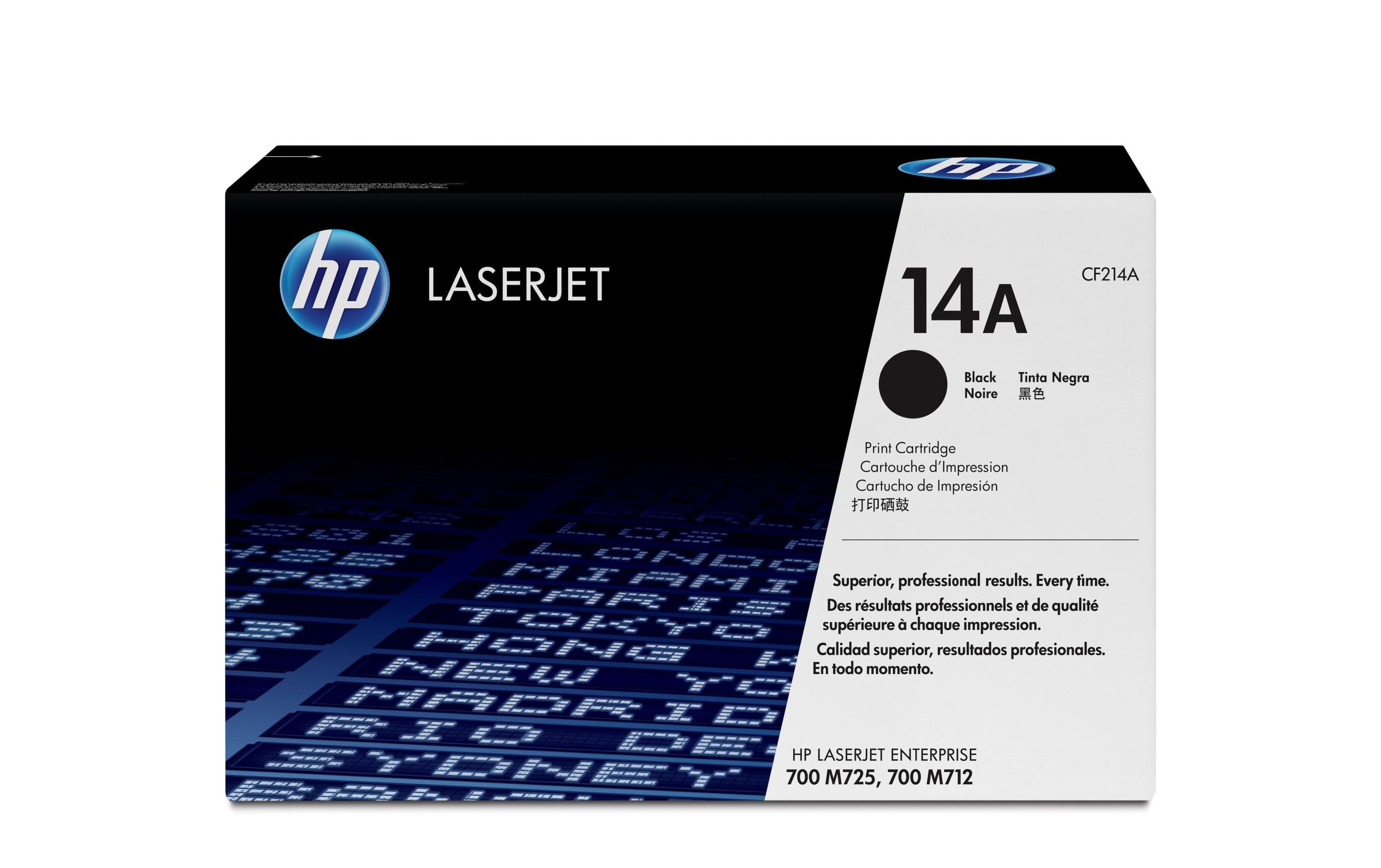 HP Toner 14A - Black (CF214A) Seitenkapazität ~ 10'000 Seiten