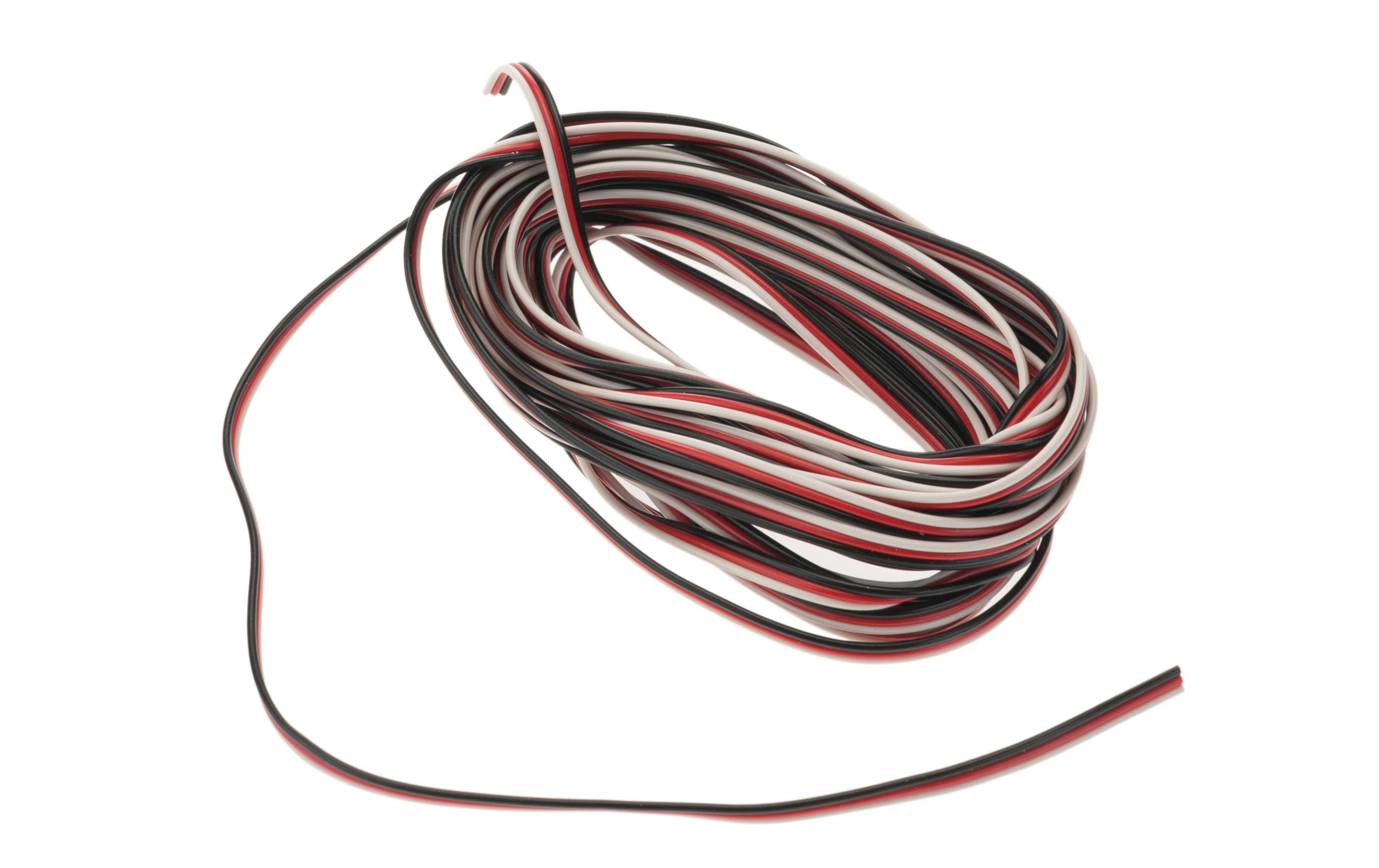 Servokabel flach 5m Futaba 0.14mm2 AWG26