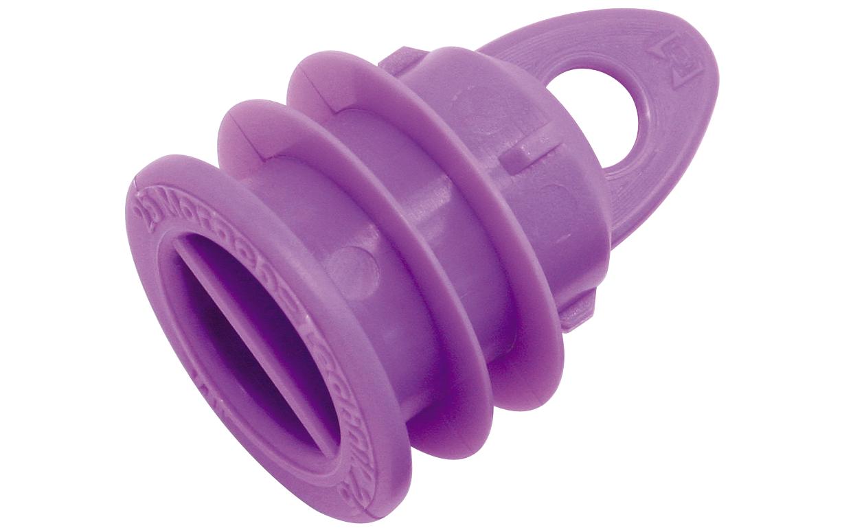Endzapfen M25 violett 10er-Set