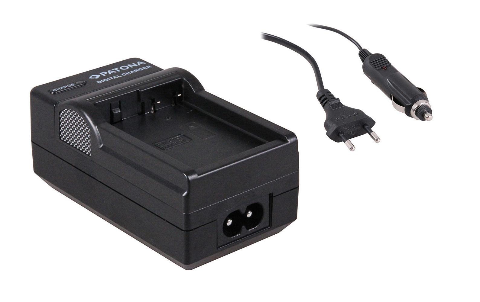 PATONA 2in1 Ladegerät Panasonic DMW-BLC12PP Inklusive KFZ-Adapter