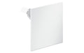 Steckdeckel 130x130 Diagonalsteg tiefe 3.5mm weiss