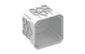 UP-Dose 115x115x101mm, 850° ohne Deckel weiss