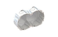 Hohlwanddose Quickbox H1 gr. 1x2/2x1 83mm halogenfrei weiss