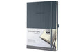 Sigel Conceptum Notizbuch Hardcover A4 194 Blatt kariert, darkgrey