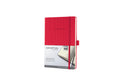 Sigel Conceptum Notizbuch Hardcover A5 194 Blatt kariert, rot