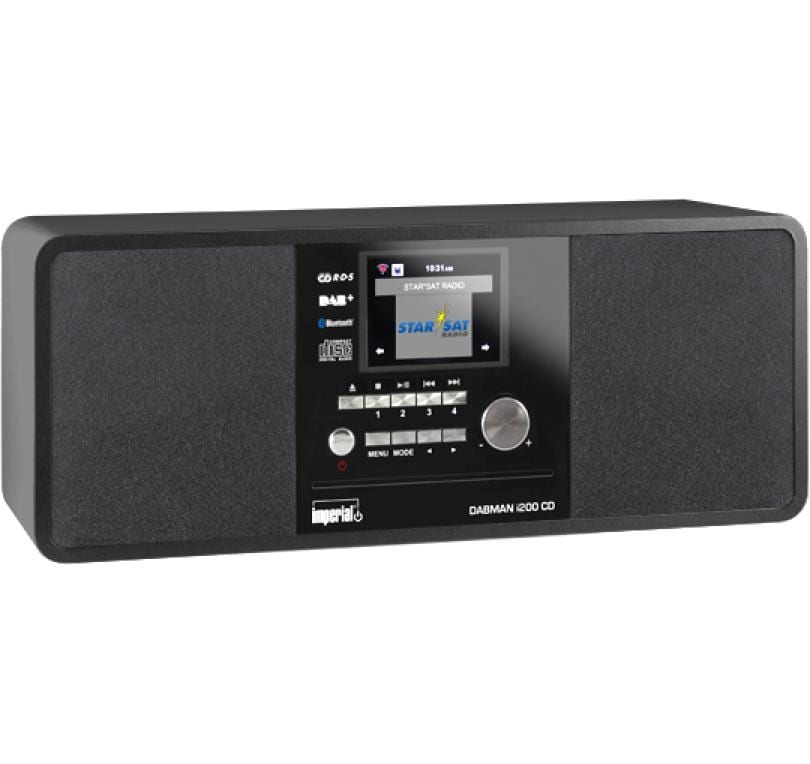 Imperial Dabman i200, DAB+/Internetradio/CD DAB+, CD, Internetradio, UPnP, schwarz