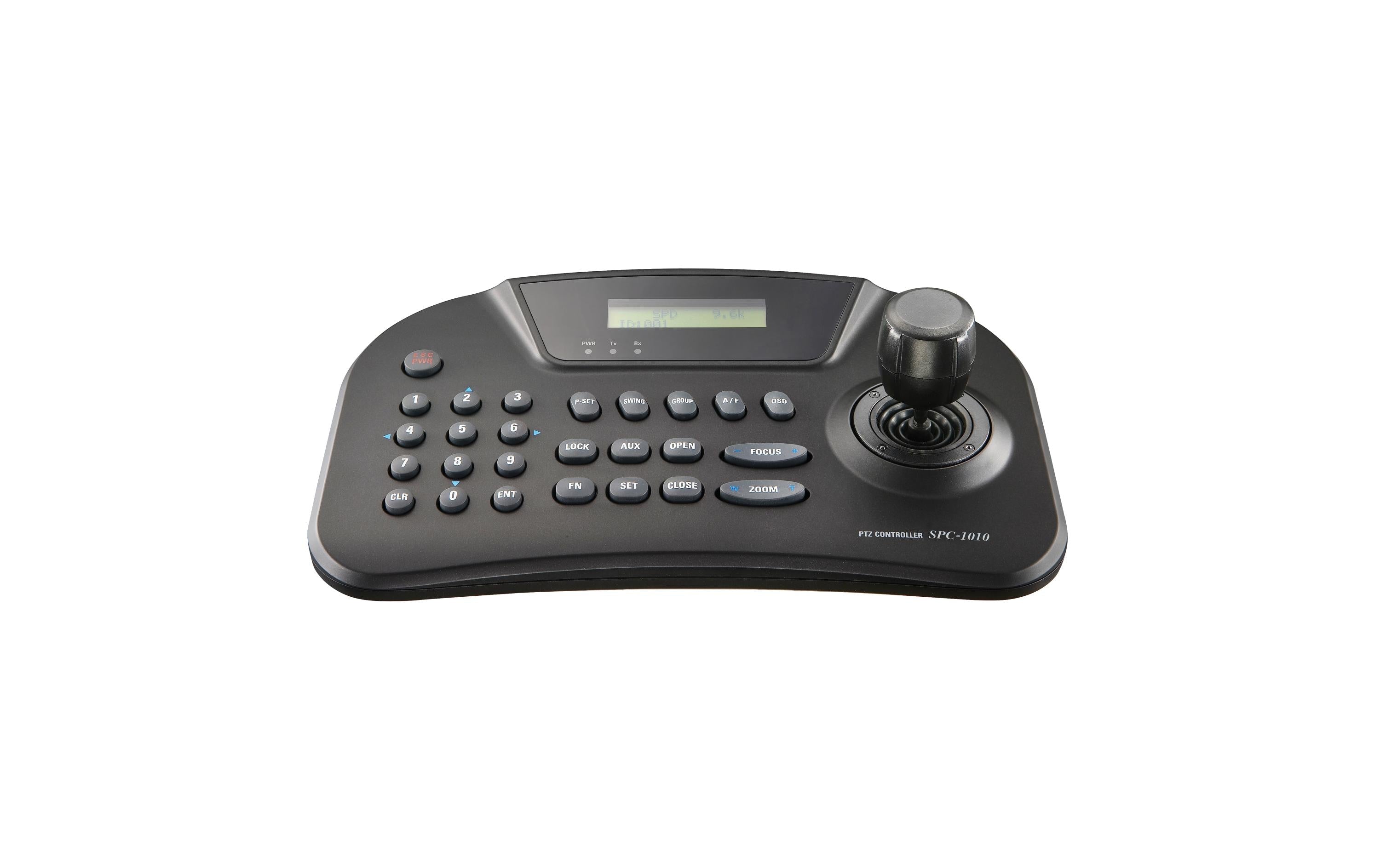 Hanwha Kamerasteuerung SPC-1010 LCD, 3D-Joystick, bis zu 255 PTZ Steuerung