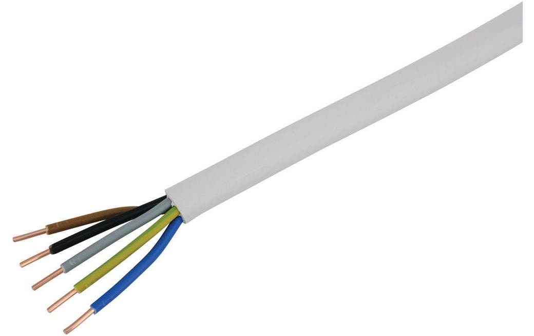 Installationskabel TT 5x 2.5mm2 33m weiss