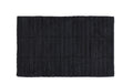 Zone Badeteppich Soft Tiles schwarz 100% Baumwolle, 80x50cm, waschbar 60 Grad